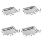 1Pcs Toaster Oven Pans For Baking,Baking Sheets Cookie Sheet Pans,Small Replacement Trays For Toaster,Small Baking Trays For Oven, Stainless Steel Baking Sheet Pan, Toaster Oven Tray 12.59" x 8.66" x 1.88" Silver