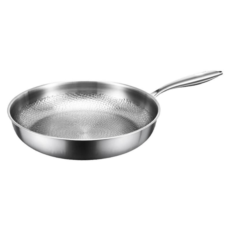 Titanium Pan,100% Non-toxic Titanium Pan,Non Stick Chemical-Free,Extreme Heat-Resistant & Lasts a Lifetime,Non-Stick Skillet for Home Use, Induction Cooktops And Gas Stoves for Omelettes Steaks 28cm