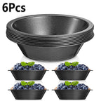 Tutuviw 6 Pack 5 inch Reusable Small Pie Pans, Nonstick Small Pie Tins, Carbon Steel Pie Pans, Mini Pie Pans for Baking, Round Bread and Meat Pie Tins Mini Pie Tins for Cake Dessert
