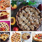 Tutuviw 6 Pack 5 inch Reusable Small Pie Pans, Nonstick Small Pie Tins, Carbon Steel Pie Pans, Mini Pie Pans for Baking, Round Bread and Meat Pie Tins Mini Pie Tins for Cake Dessert