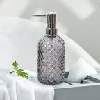 Glass Soap Dispenser 440mL - Grey
