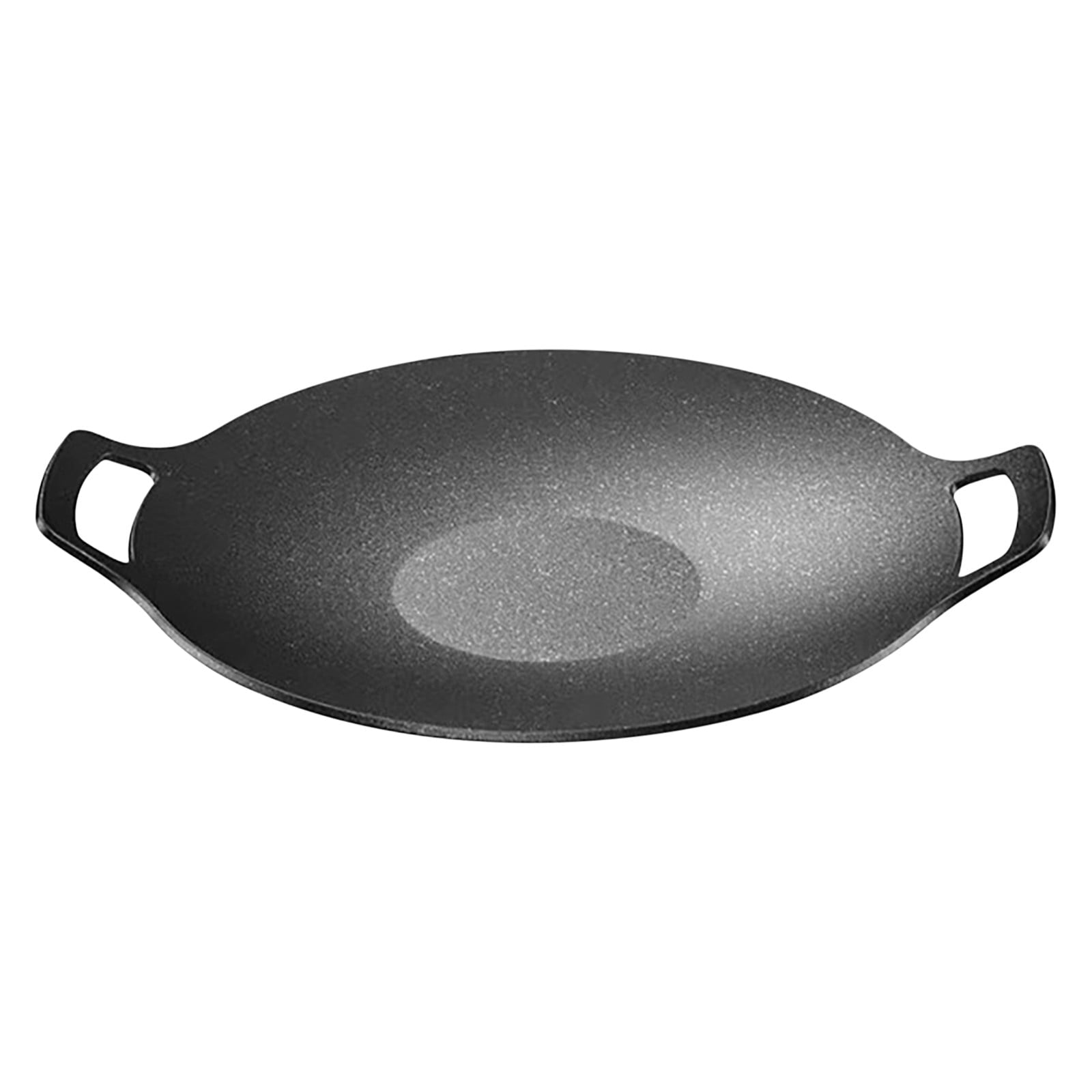 Chmadoxn Diameter 10.9 inch Universal Cast Iron Grill Pan, Large Round Cast Iron Pan with Two Handles, Multifunctional Frying Pan 14.8" D Hauptbild