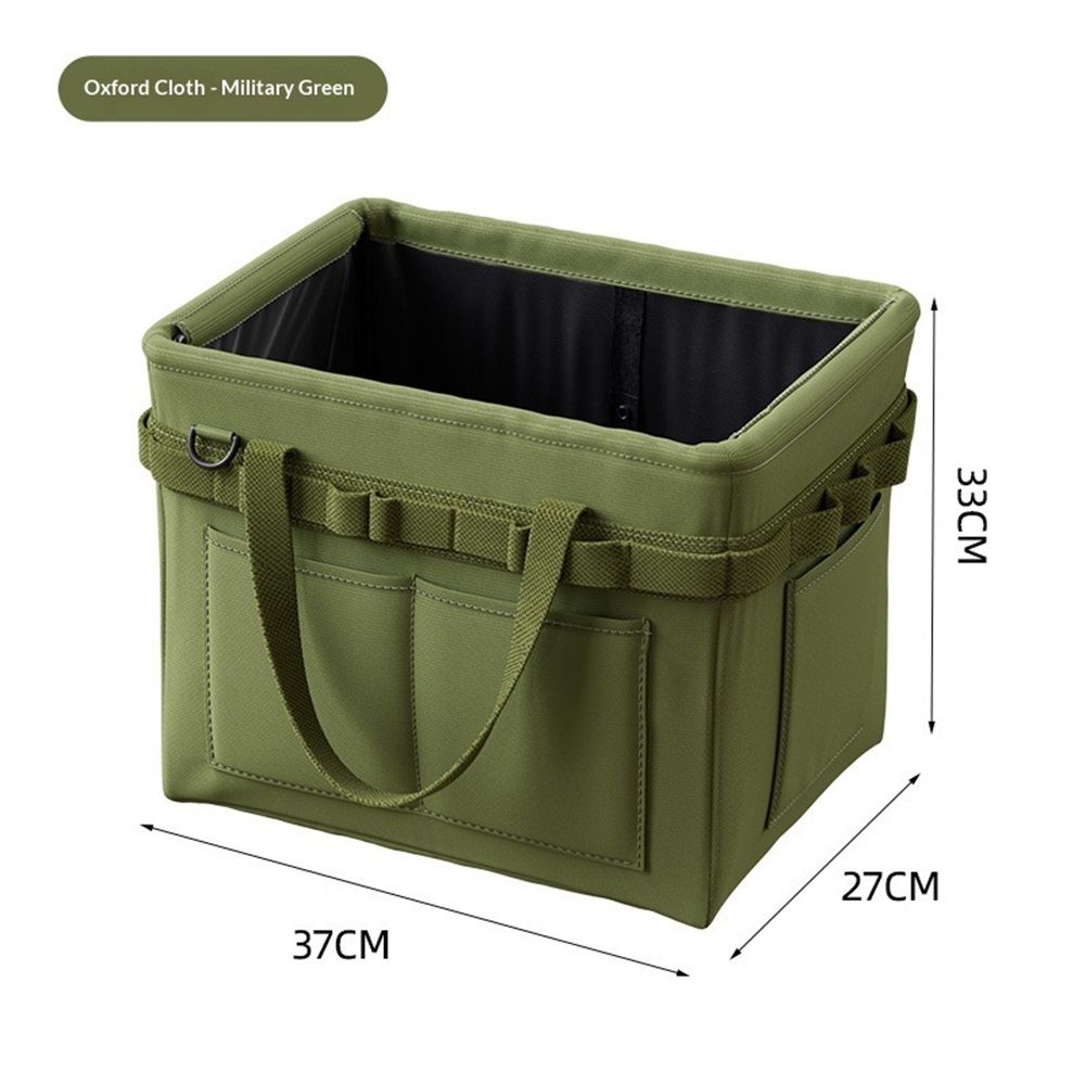 Car trunk storage, multifunctional storage toolbox, heavy-duty tool storage bag, multi pocket foldable storage, portable and portable