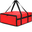Large Insulated Red Pizza Carrier Bag