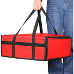 Large Insulated Red Pizza Carrier Bag