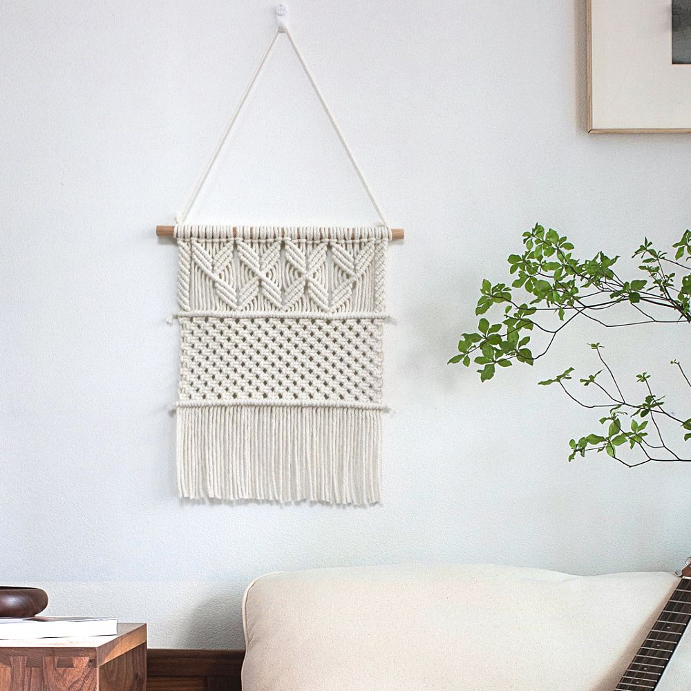 Hanging  Tapestry  Hand Woven Tapestries Boho Wall Art Decor Home Wall Decor Wall Pediment