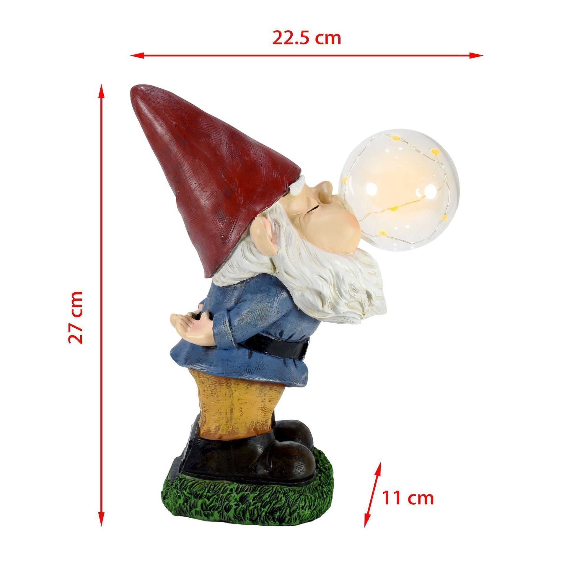 Solar Garden Light - Elf Blowing Bubbles