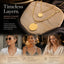 Artistic Vintage Stackable Dual Chain, Tiny Minimal Gold Plated Stainless Steel Office Jewellery