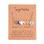 Sagittarius Zodiac Chip Natural Stone Pendant Necklace,Stainless Steel Irregular Crystal Jewellery,Fashion Accessory for Christmas Halloween Event & Holiday Gift