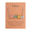 Libra Constellation Natural Chip Stone Necklace,Stainless Steel Irregular Pendant,Zodiac Sign Jewellery for Christmas Halloween Dress‑up & Daily Present