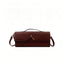 Woven Women Bag French Stick Bag Evening Organ Bag, Fashion Clutch Shoulder Crossbody Bag, Halloween Party Gift, Wine Red