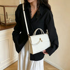 Woven Women Bag French Stick Bag Evening Organ Bag, Fashion Clutch Shoulder Crossbody Bag, Christmas Dating Gift, Coffee
