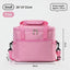 Lightweight Small Thermal Meal Handbag, Waterproof Thickened Aluminum Foil Inner, Ideal For Student Short‑Distance Meal Carrying, Holiday Commuter Practical Present, Pink Small