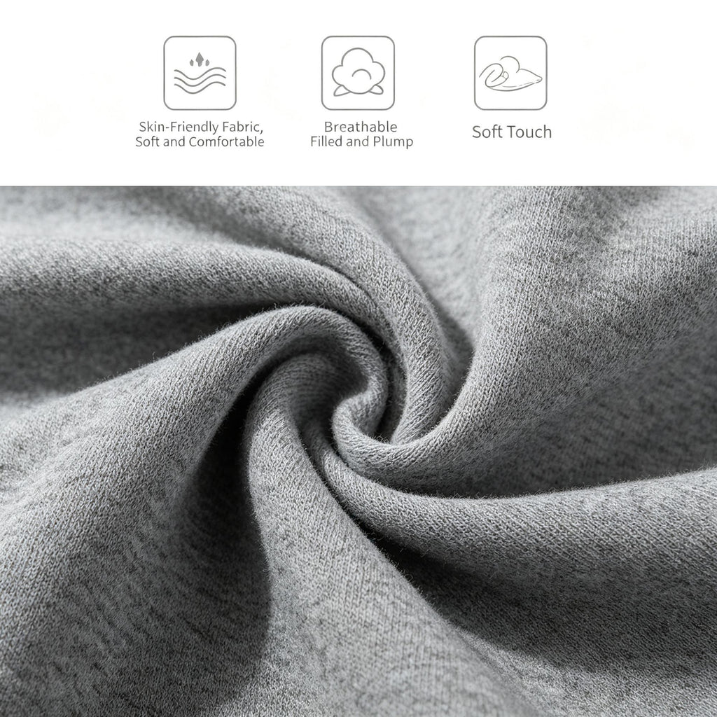 Ergonomic Single‑Hole Memory Foam Neck Pillow, Pressure‑Relief Ear Protection Design For Side Sleepers, Holiday Daily Rest Accessory, Light Grey