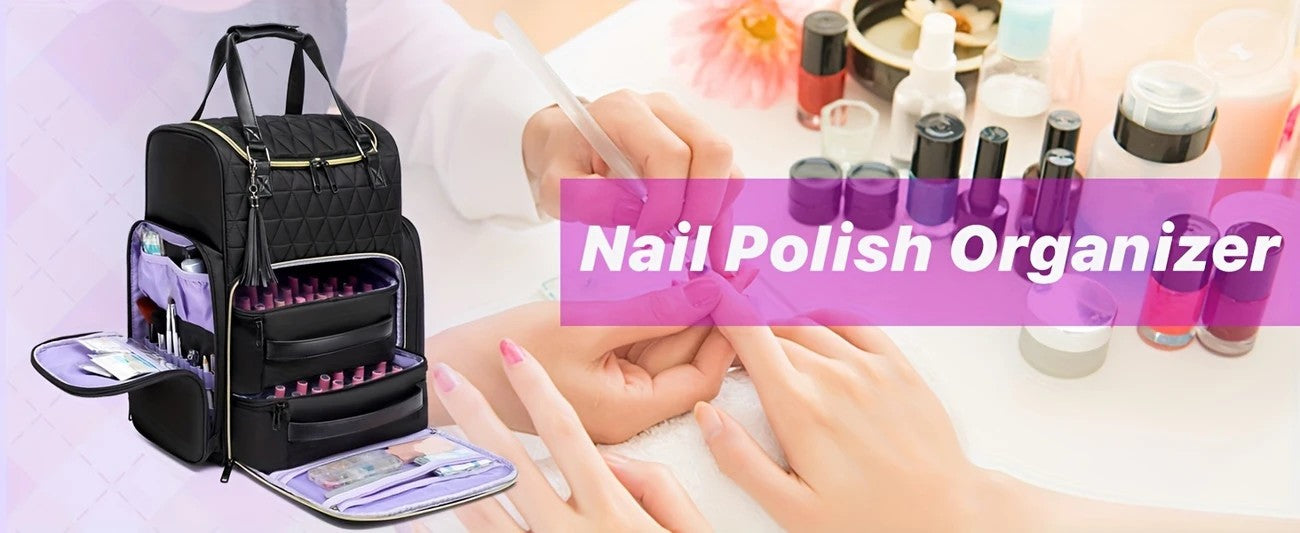 Nail Art Tool Storage Backpack: Removable Compartments, High-Capacity Categorized Storage, Multiple Carrying Methods, Ideal for Home, Travel & Mobile Services