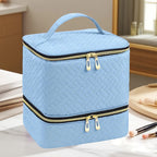 purple  Double‑layer woven storage, scientifically organized with large capacity—Professional Nail Tool Carry‑on Bag, keeping tools perfectly ordered.