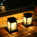 Solar Copper Wire Light: Auto Light Control, No Electricity Bill, 30 LEDs Illuminate Your Garden Night Sky./Warm light 30 beads