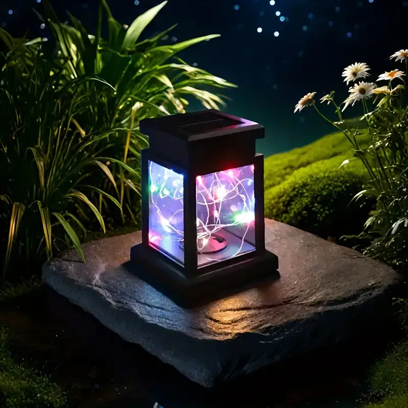 Solar Copper Wire Light: Auto Light Control, No Electricity Bill, 30 LEDs Illuminate Your Garden Night Sky./Warm light 30 beads