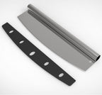 14-inch Stainless Steel Sharp-edge Pizza Rocker w/ blade cover