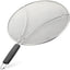 Splatter Screen for Frying Pan (13”) - Grease Splatter Guard for Frying Pan - Oil Splatter Guard - Oil Splash Guard for Frying Pan - Stainless Steel Grease Screen for Stove Top (Black)