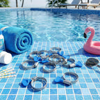 10 Pcs 1-1/2 Inch Pool Backwash Hose Clamp Adjustable Worm Gear Stainless Steel Hose Clamp Metal Pipe Tool for PVC Tubing Plumbing Dust Collection Automotive Mechanical Application