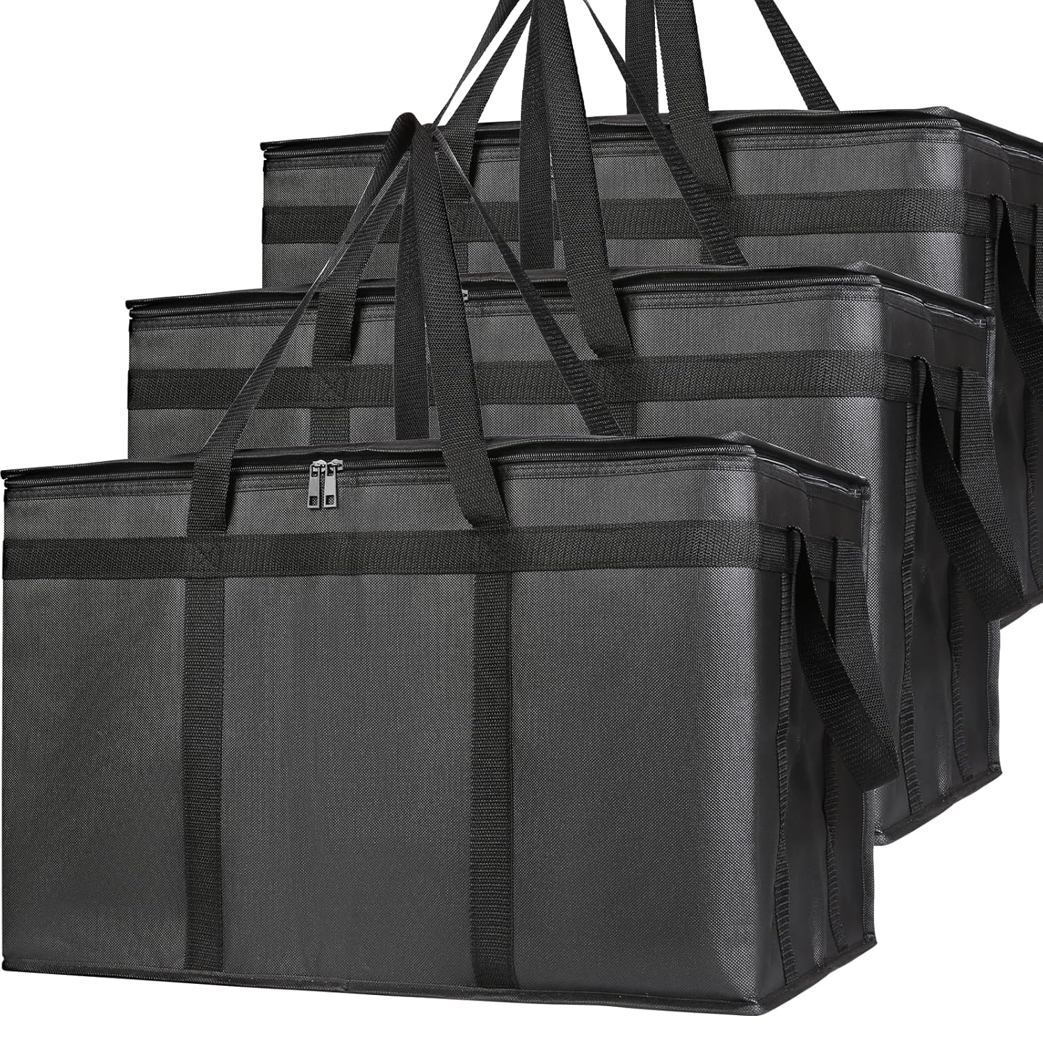 Insulated Extra-large Food Delivery Bags (set of 3) Main image