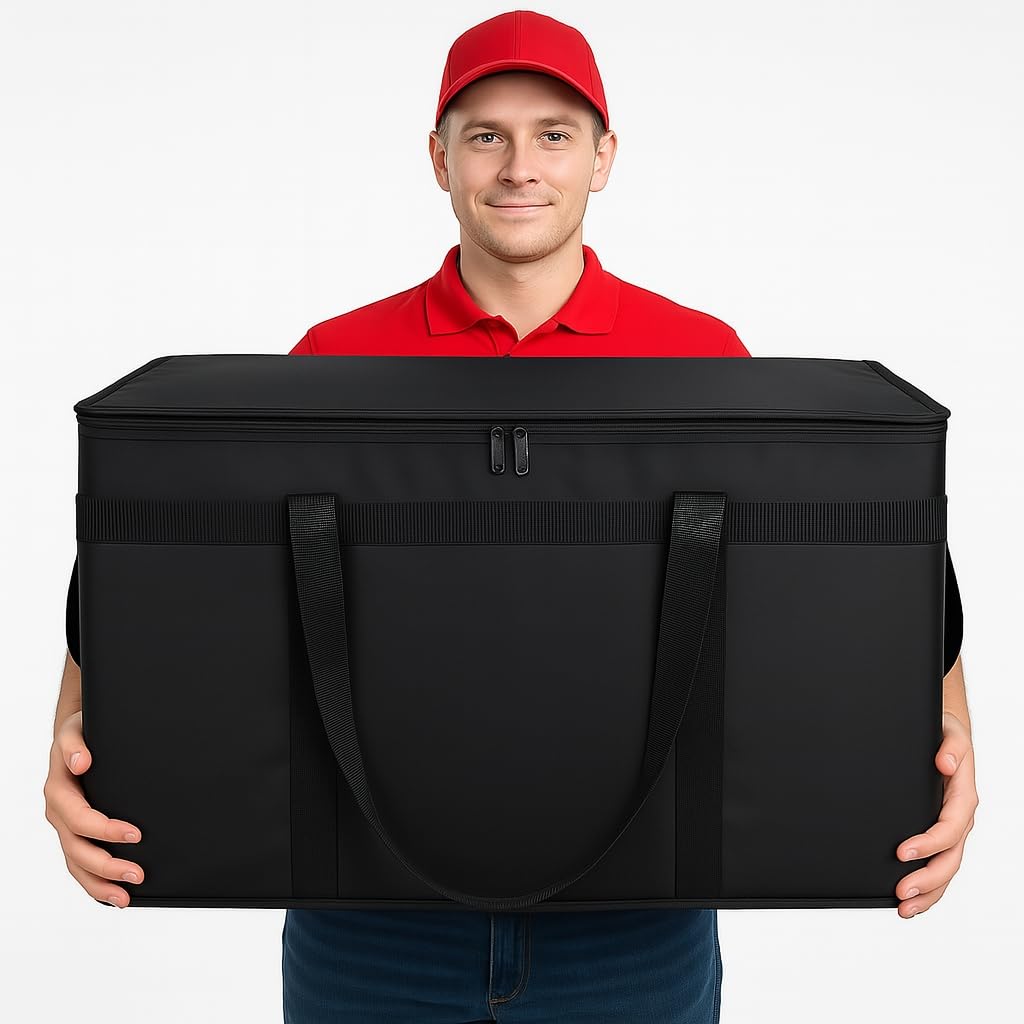 Insulated Extra-large Food Delivery Bags (set of 3)