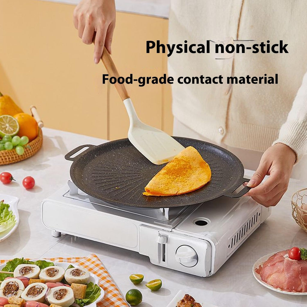 Grill Pan, 12.6" Maifan Non-Stick BBQ Indoor & Outdoor Grill Pan for Searing, Grilling, and Cooking Meats & Vegetables, Even Heating (12.6 Inch)