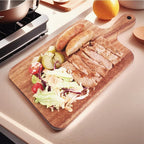 Acacia Wood Cutting Board with Handle (14" x 7")