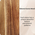 Acacia Wood Cutting Board with Handle (14" x 7")