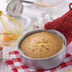 2-Pack 6-Inch Cake Pans Non-Stick Deep Aluminium Round Cake Pans with Removable Bottom for Baking - Baking - Weddings - Birthdays - Christmas Celebrations