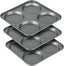 Muin Top Pan, 4-Cup Hamburger Bun Pan, Large Whoopie Pies Pan, Non-Stick Bakeware or Eggs, Cornbread, Small Cake Layers and Drop Cookies, Set o 3