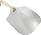 12-Inch Aluminum Pizza Paddle w/ Foldable Wood Handle