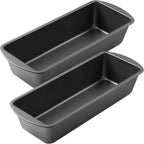 Extra Large Bread Pan, 13" x 5" Long Loa Pan, Nonstick Baking Pan, Rectangular Loa Tin, Set o 2
