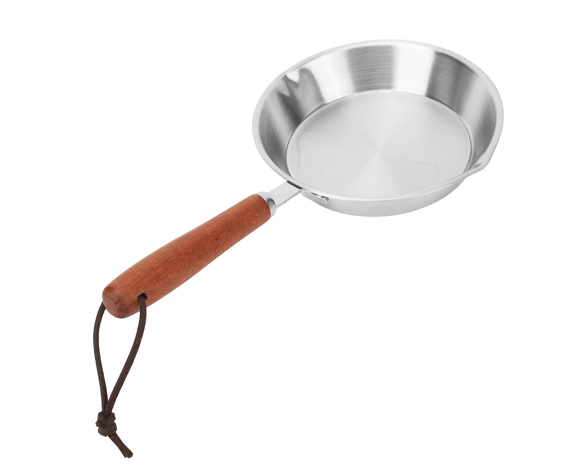 Stainless Steel Frying Pan, Non-Stick Egg Fryer for Household & Restaurant, 4.7 Inch Main image
