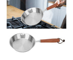 Stainless Steel Frying Pan, Non-Stick Egg Fryer for Household & Restaurant, 4.7 Inch