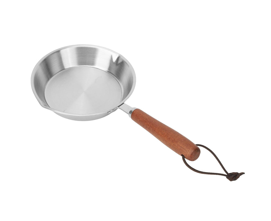Stainless Steel Frying Pan, Non-Stick Egg Fryer for Household & Restaurant, 4.7 Inch