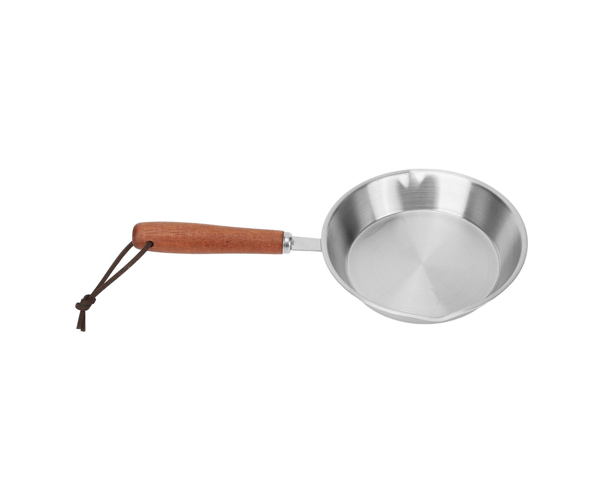 Stainless Steel Frying Pan, Non-Stick Egg Fryer for Household & Restaurant, 4.7 Inch