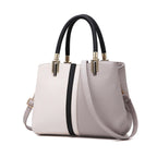 Women's PU Leather Tote Bag Large Capacity Waterproof Handbag