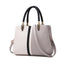 Women's PU Leather Tote Bag Large Capacity Waterproof Handbag