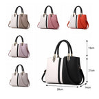 Women's PU Leather Tote Bag Large Capacity Waterproof Handbag