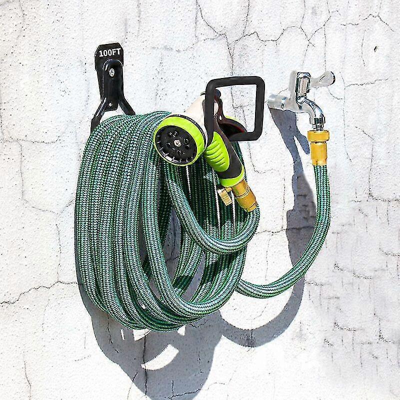 Heavy Duty Garden Hose Holder - Wall Mount Metal Hose Hook with Screws for Hose