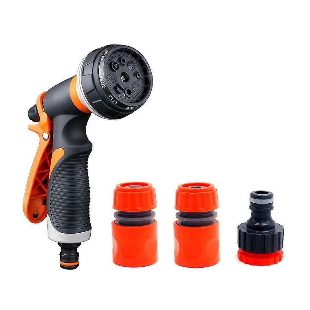 Plastic Garden Hose Fittings Set - Quick Connect Nozzle Kit for Outdoor Watering Main image