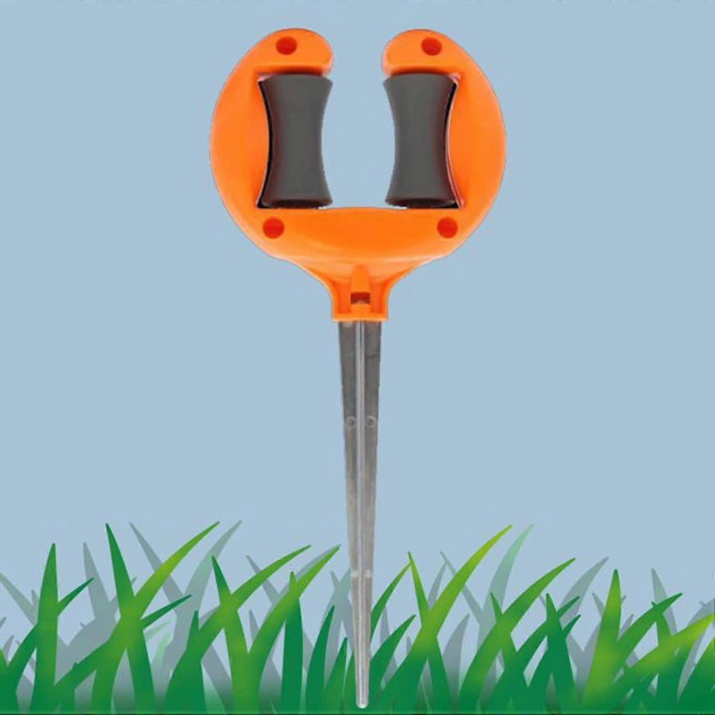 Garden Hose Guide Stakes - Metal Spiked Stakes to Prevent Hose Damage, Decorative Design