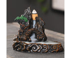 Resin Mountains Rivers Incense Burners Holder Censer Aromatherapy Home Decor- 6