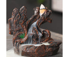 Resin Mountains Rivers Incense Burners Holder Censer Aromatherapy Home Decor- 6