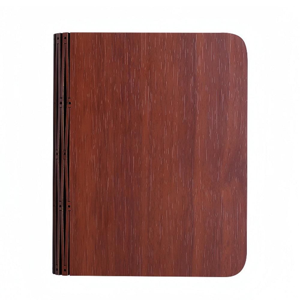 Foldable LED Book Lamp USB Rechargeable Creative Table Lamp Brown
