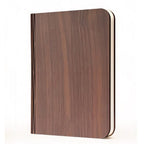 Foldable LED Book Lamp USB Rechargeable Creative Table Lamp Brown