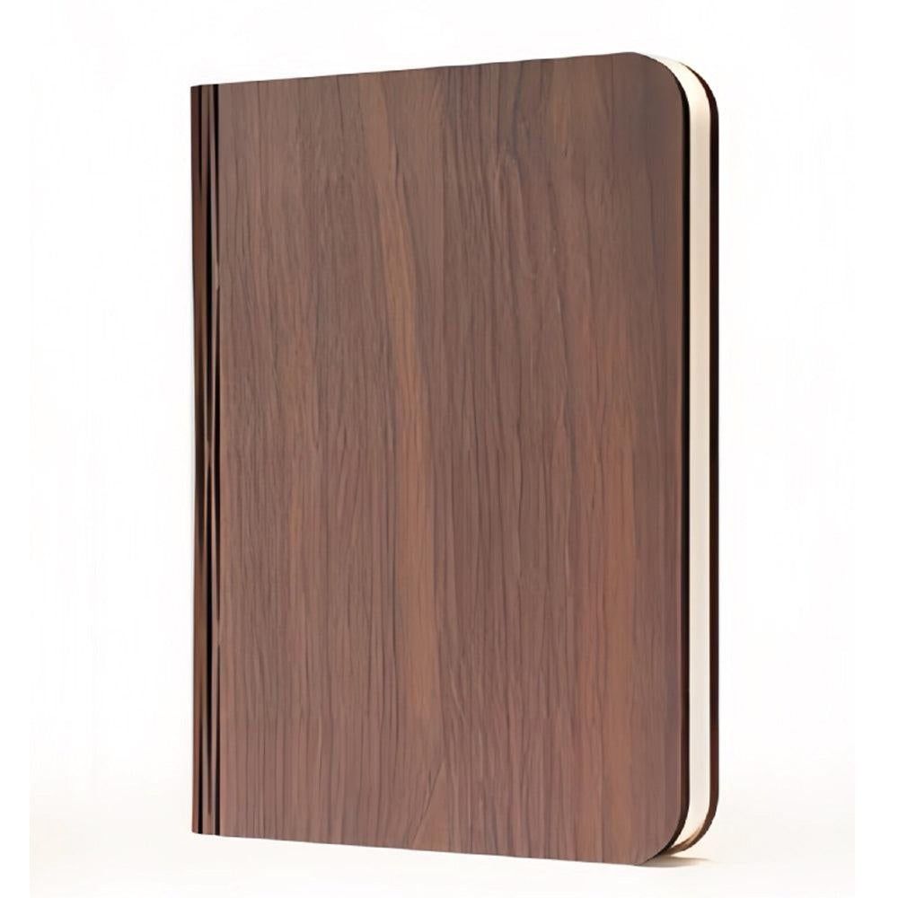 Foldable LED Book Lamp USB Rechargeable Creative Table Lamp Brown