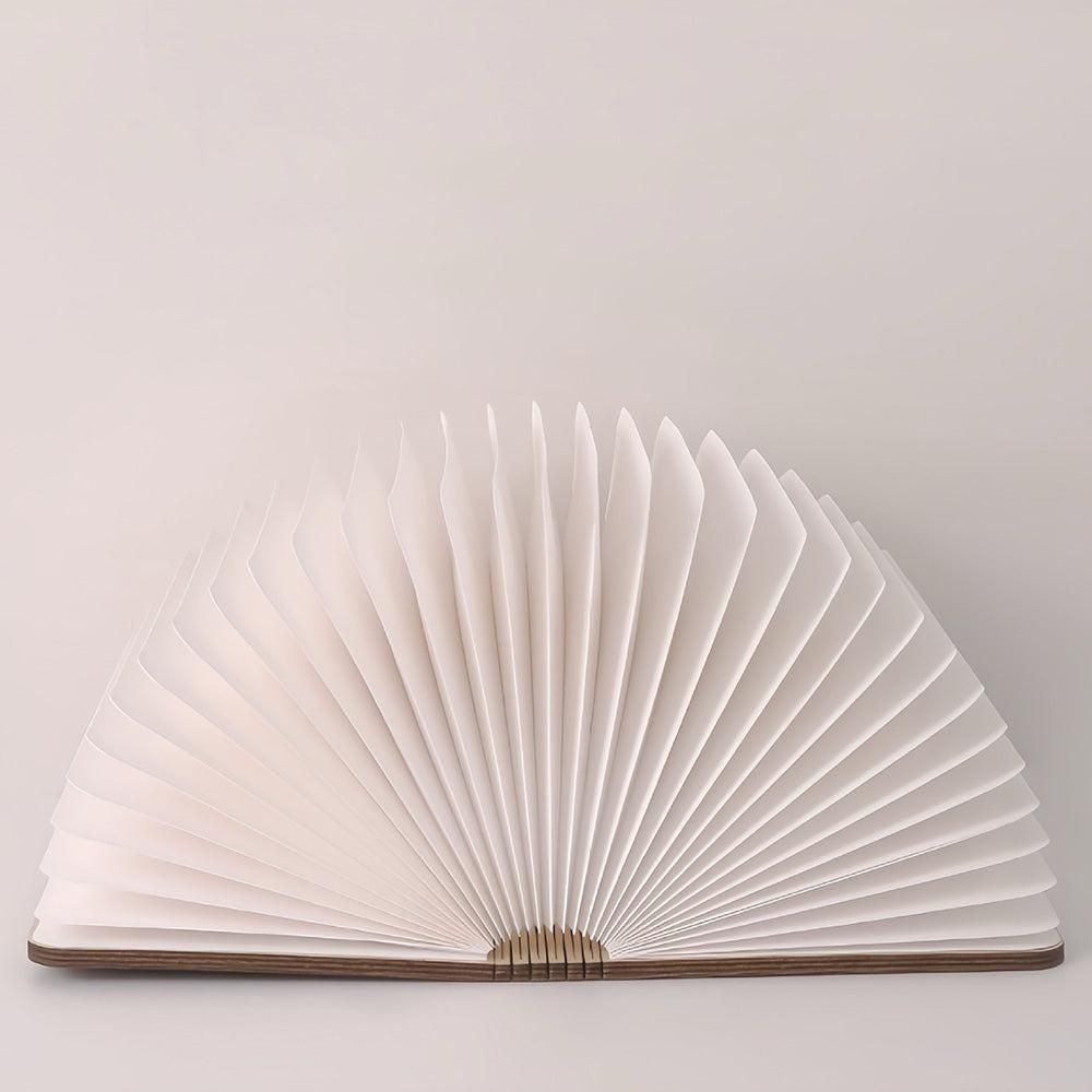 Foldable LED Book Lamp USB Rechargeable Creative Table Lamp Brown